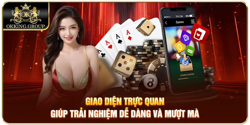 Giao diện trực quan giúp trải nghiệm dễ dàng và mượt mà