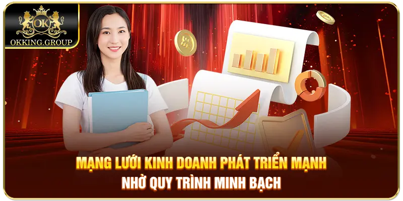 Mạng lưới kinh doanh phát triển mạnh nhờ quy trình minh bạch